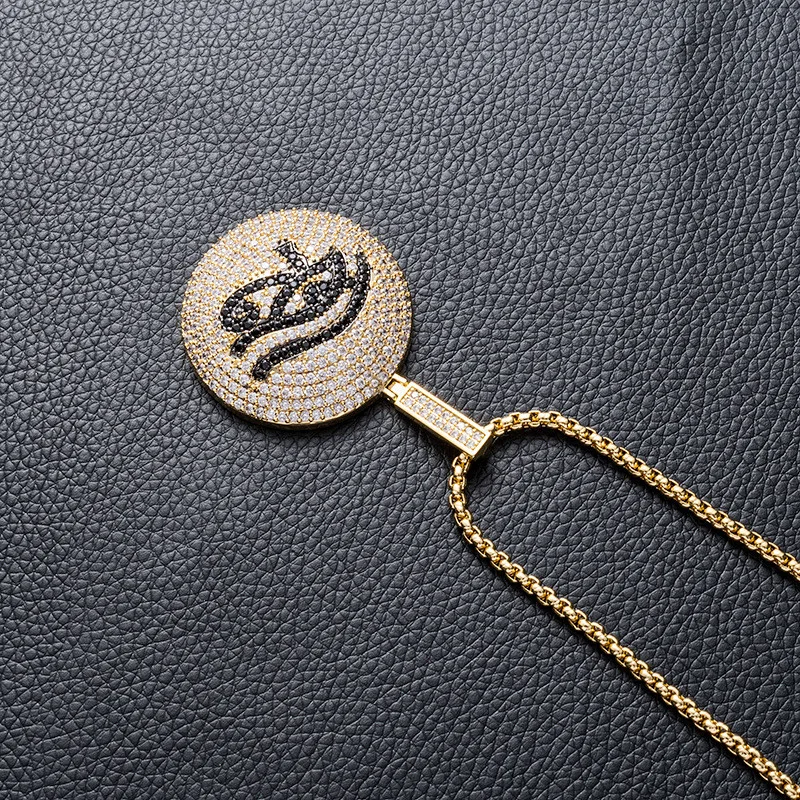 

Full Cubic Zircon Ancient Egypt The Eye Of Horus Pendant Necklaces For Women Men Hip Hop Rock Jewelry Dropshipping