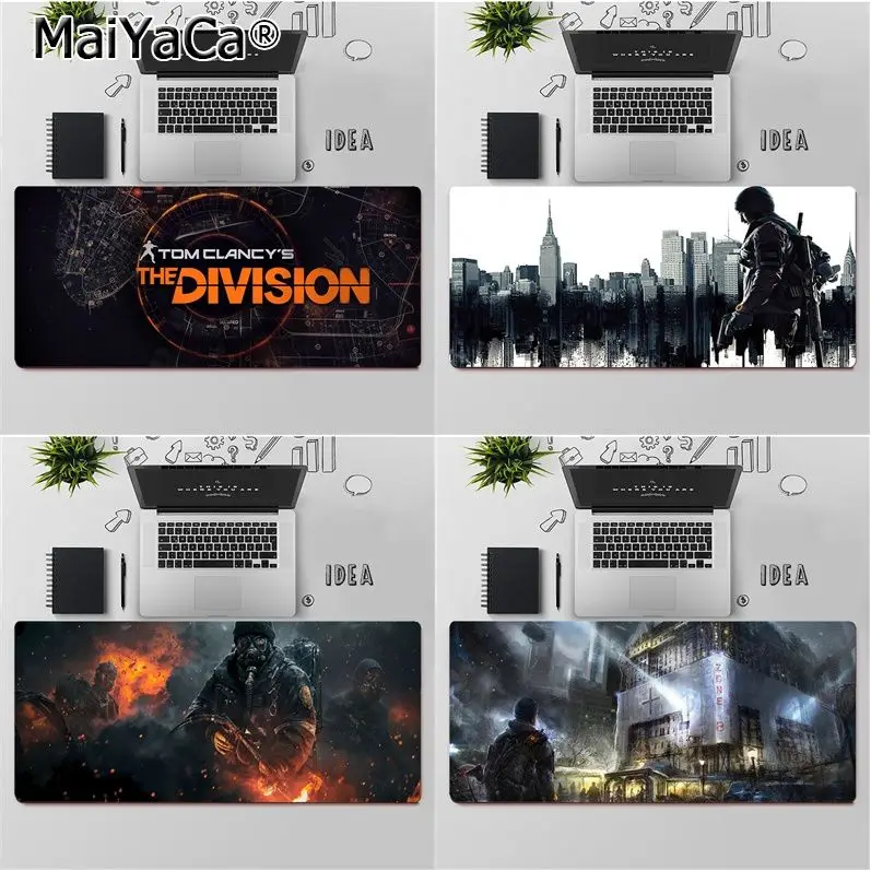

MaiYaCa Tom Clancy's The Division Natural Rubber Gaming mousepad Desk Mat Free Shipping Large Mouse Pad Keyboards Mat