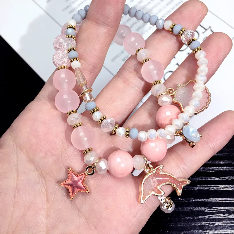 Южнокорейский популярный фиолетовый кристалл звезды богемный ветер пляж