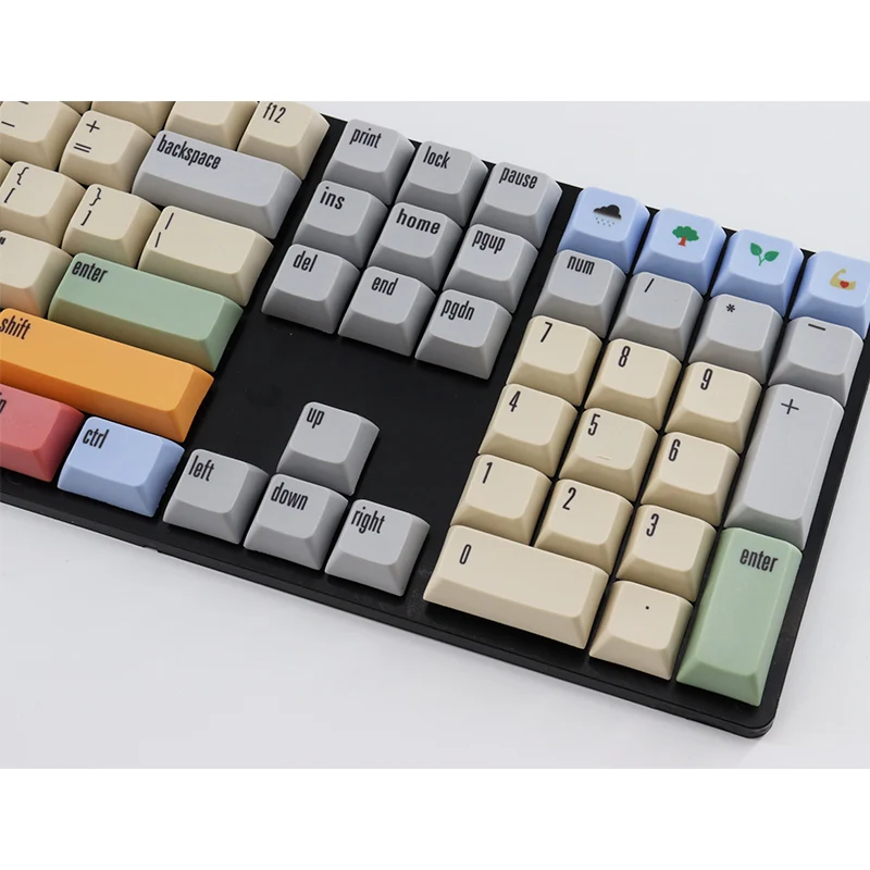 

Keycaps Mechanical Keyboard PBT Meter Color XDSA Ball Cap 158 Five-Sided Sublimation Key-Cap Cherry38003000 anime keycaps cherry