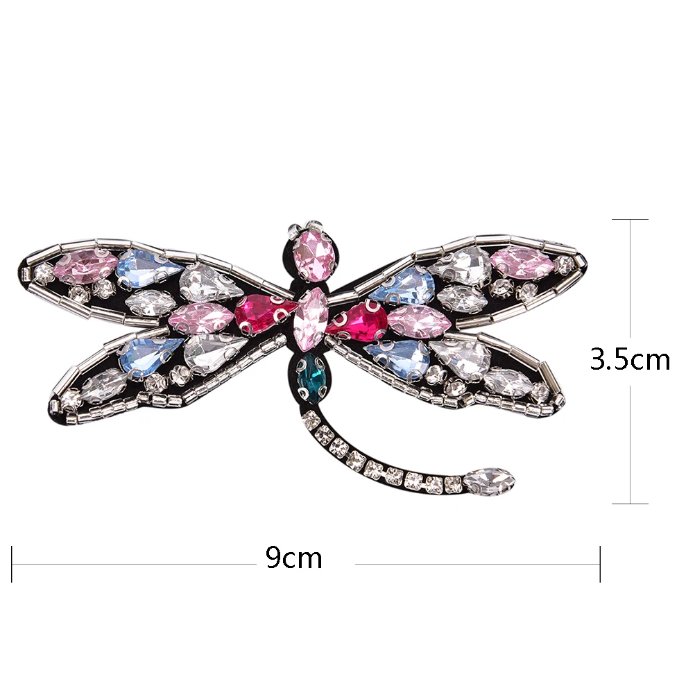 Новое поступление блестками в виде стрекозы с заплаткой на Стразы бисерная