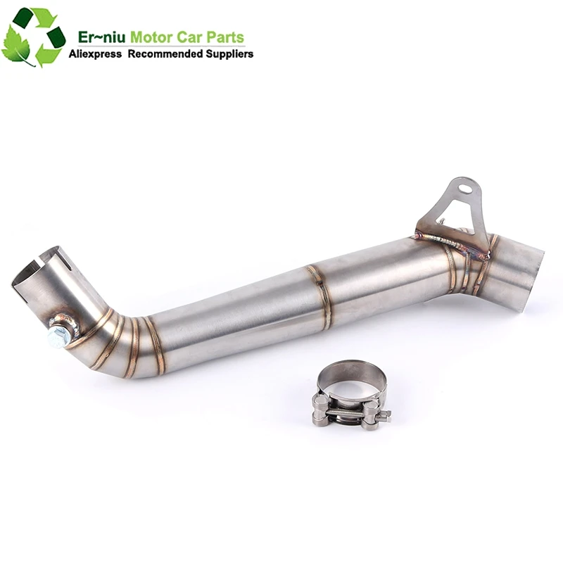 

61mm Motorcycle Exhaust Muffler Link Middle pipe connector Slip On for HONDA CBR1000 RR CBR1000RR 2008-2017