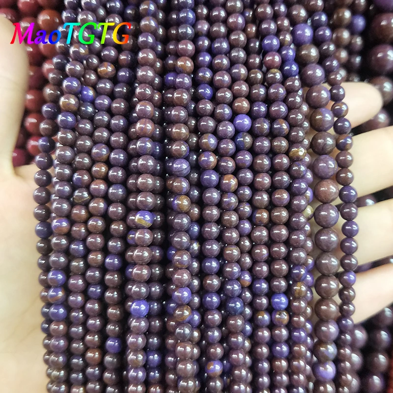 Оптовая продажа фиолетовые бусины россыпью для изготовления ювелирных изделий