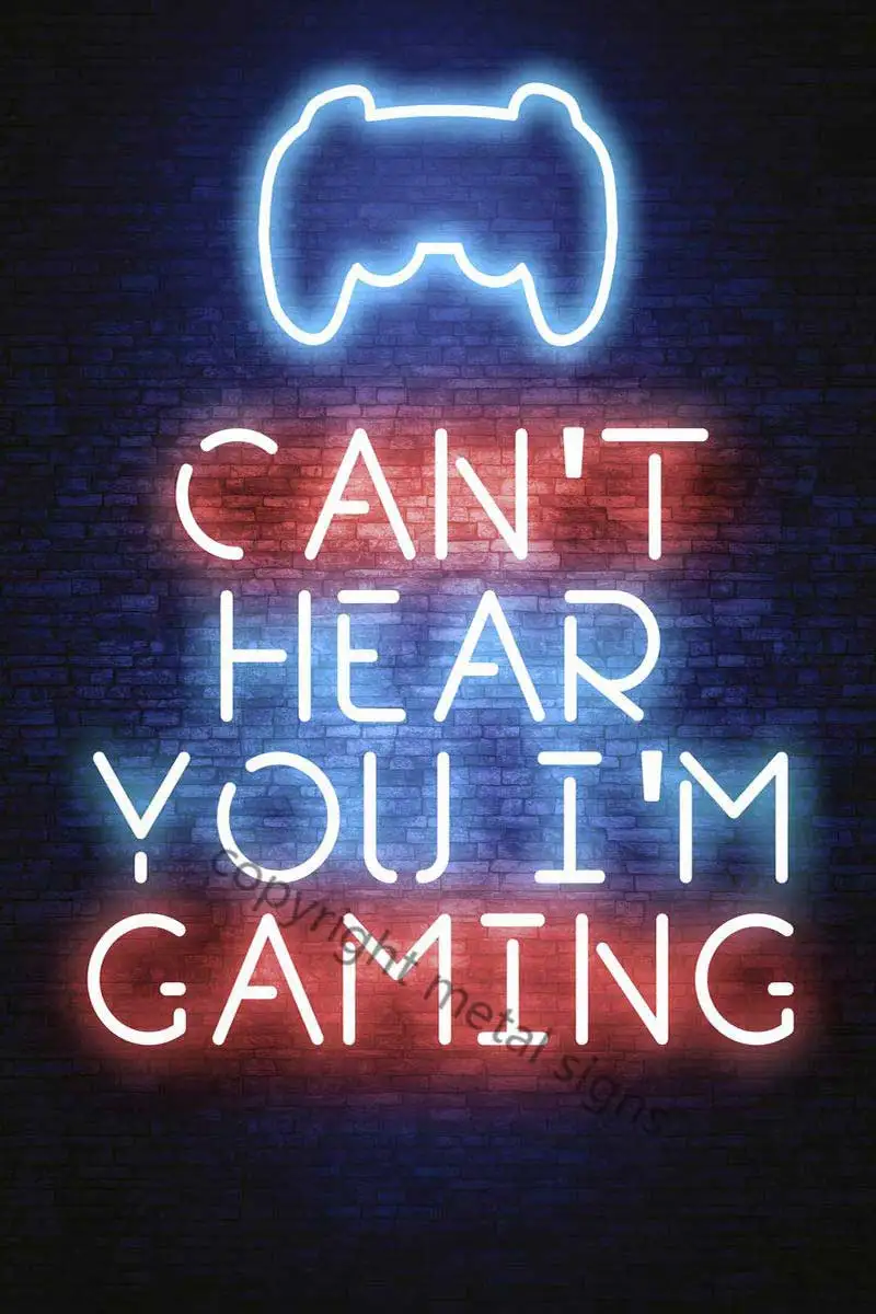 

Декор для игровой комнаты, Ретро винтажный металлический знак, жестяная вывеска, оловянные пластины, Настенный декор, неоновая вывеска для ...