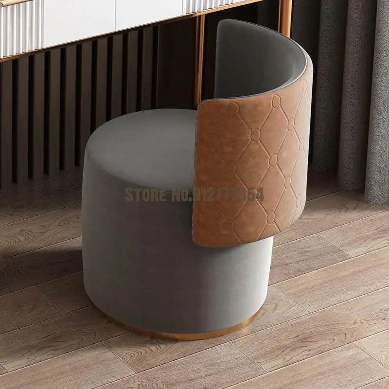 Стул для макияжа вращающийся стул маникюра в спальне роскошный салонный фонарь