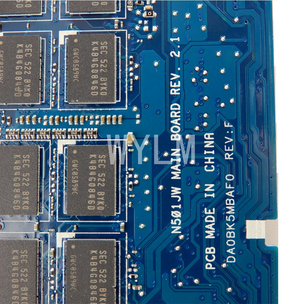 

N501JW With i7-4750HQ CPU Mainboard For ASUS ROG N501JW UX501J G501J UX50JW FX60J laptop motherboard 8GB RAM GTX960M 100% Tested