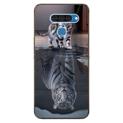 ТПУ силиконовый мягкий чехол с рисунком для LG G6 Противоскользящий задний