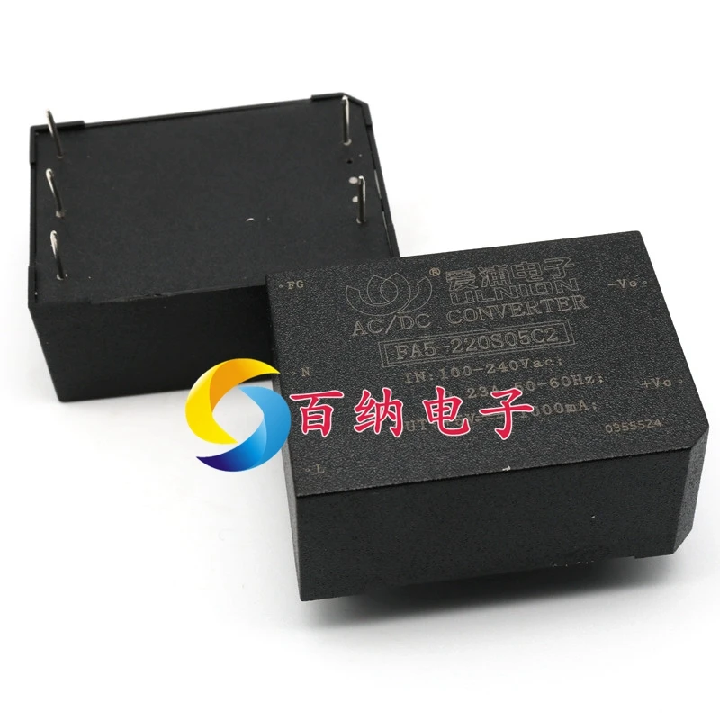 

Бесплатная доставка FA5-220S05 AC-DC (5В 9В 12В 24В 48В)-5V 1A 10 шт.