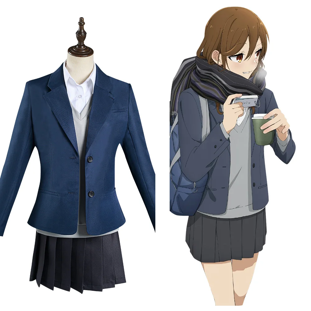 

Anime Hori-san to Miyamura-kun Hori Kyouko Cosplay Costume School Uniform Outfits Skirt Women Halloween Carnival Suit