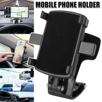 universal car phone holder multifunctional phone navigation bracket 360 degree rotating rearview mirror fixed car accessories