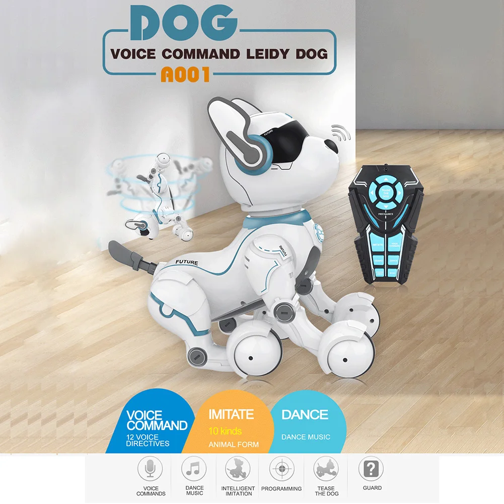 Голосовые команды RC собака с дистанционным управлением умное программирование