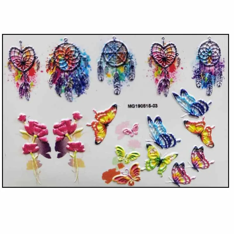 1 шт. 3D Выгравированные наклейки для ногтей | Красота и здоровье