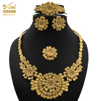 jewelry sets jewery wedding necklace rings set accessories luxury womens jewelry ethiopian gold set earrings and pendant dubai