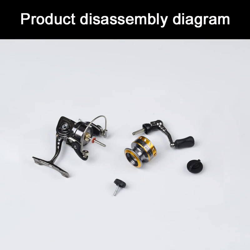 Высококачественная полностью металлическая мини-спиннинговая Рыболовная