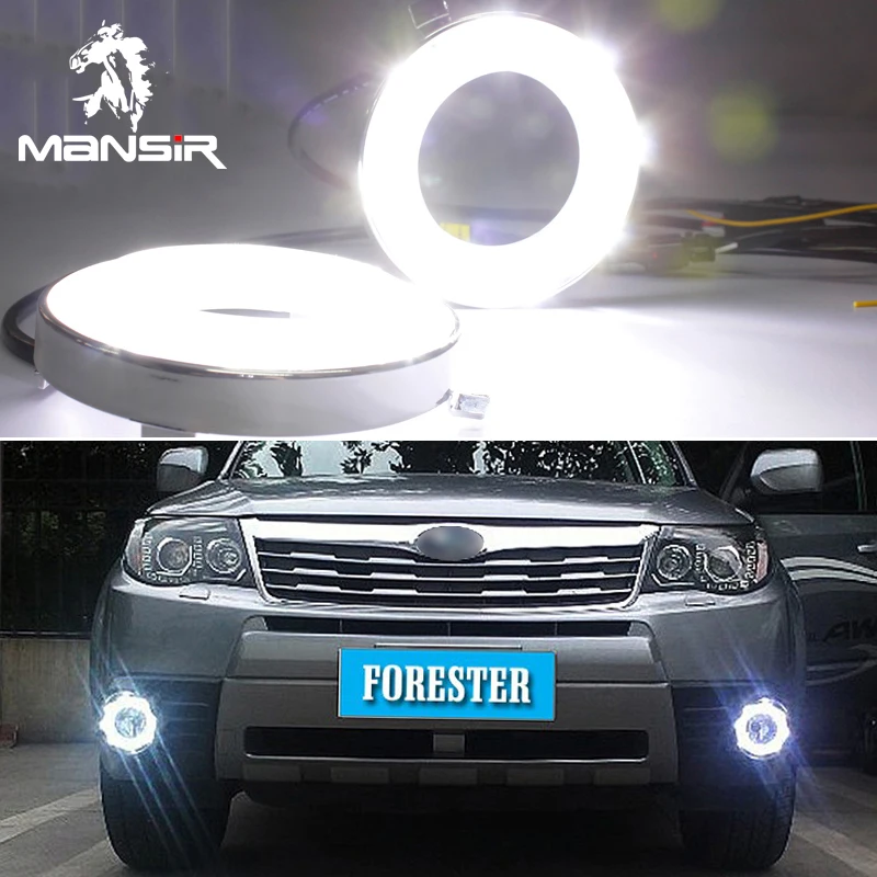 Для Subaru Forester 2009 2010 2011 2012 синий указатель поворота светодиодный DRL Дневной