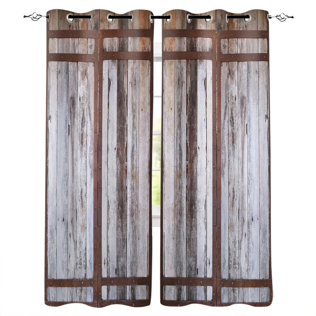 Ферма сарай деревянная дверь кухонная занавеска s Декор для спальни предметы