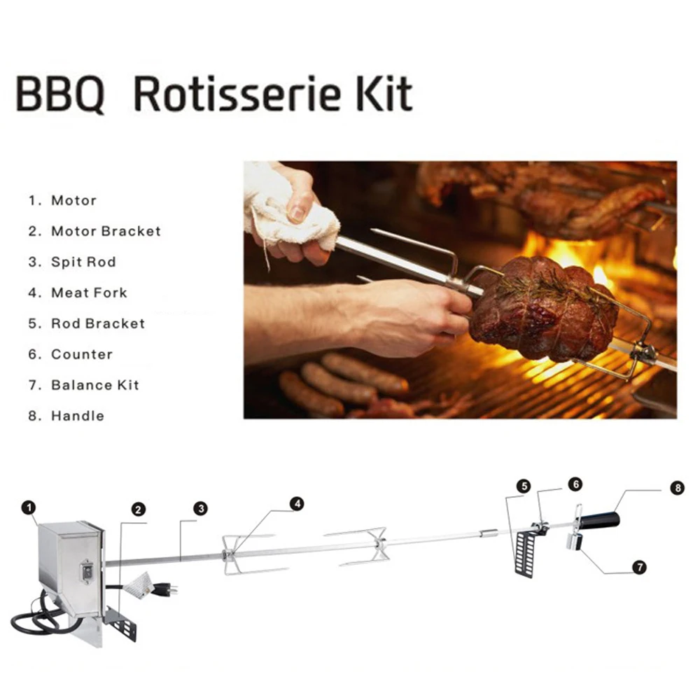 Электрическая вилка для мяса автоматический мотор из нержавеющей стали