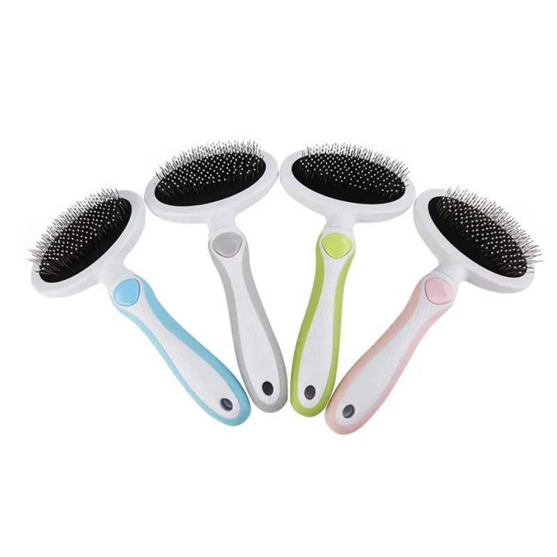 

1Pc Pet Dog Comb Cats And Dogs With Air Cushion Protection Head Clean Massage Cleaning Massage Tools Supplies Comb For Pets Dogs