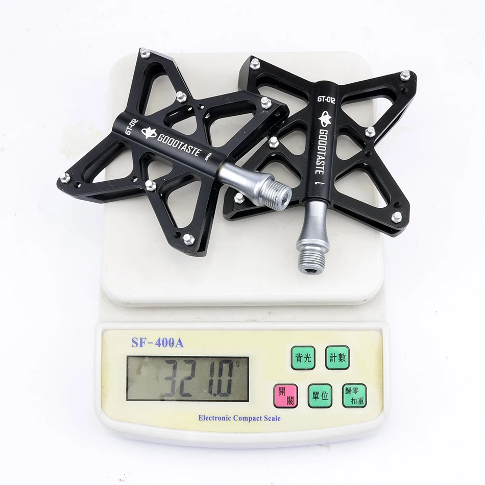 Велосипедные педали 3 подшипника анти скольжение светильник ЧПУ Алюминий MTB