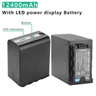 12400 мАч, VW-VBD98 AG-VBR118 Батарея LED Мощность индикаторы для цифрового фотоаппарата Panasonic AJ-PX280 PX285MC AG-HPX265MC PX270 PX298 FC100