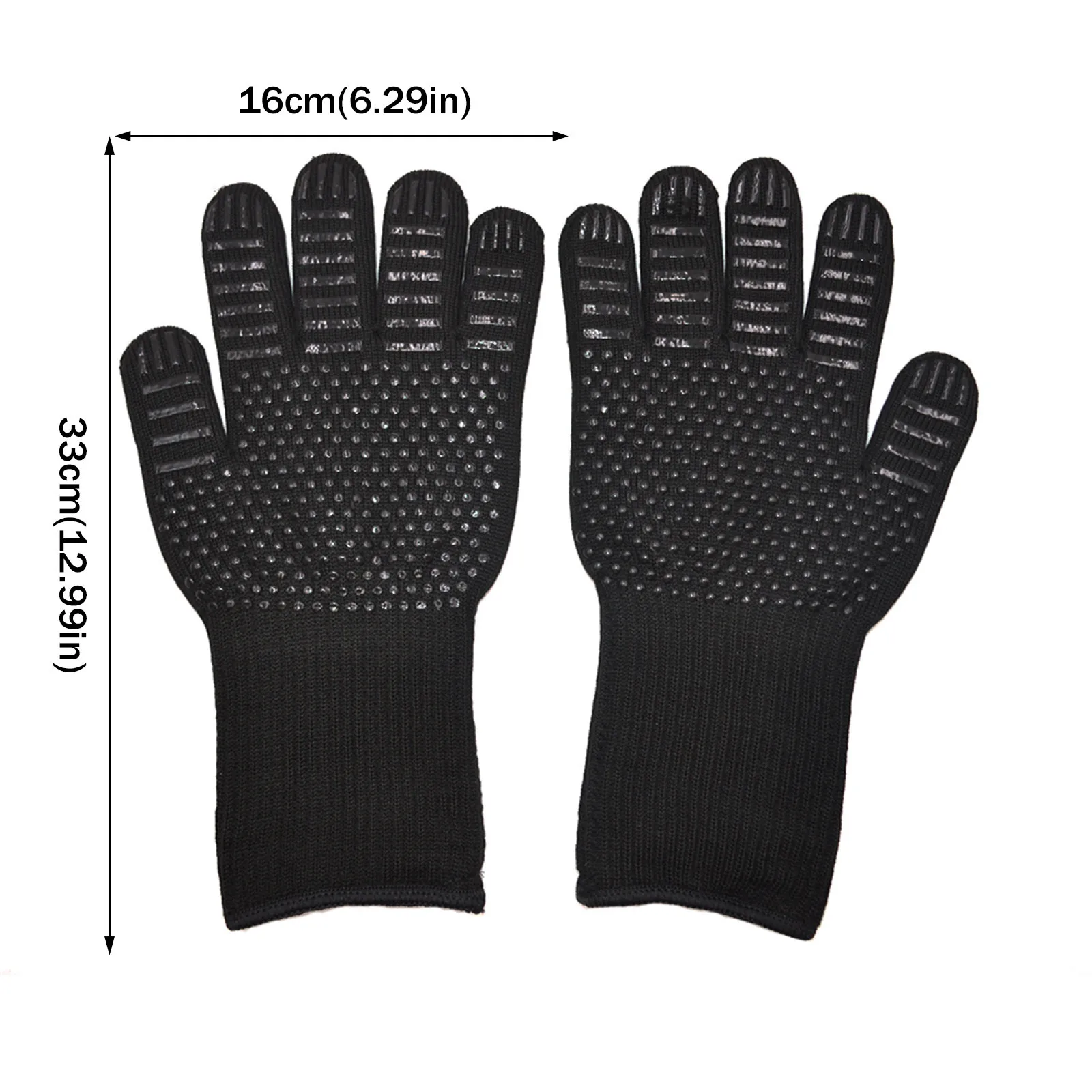 

Bbq Gloves Oven Mitts Cut-resistant Level 5 Heat Insulation Gloves For Baking Kitchen Scalding Of Microwave Oven Scratch Proof