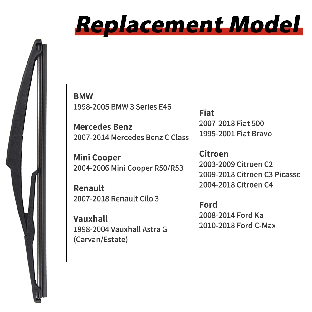 Щетка стеклоочистителя задняя для Mini Cooper S R53 R50 2004 2005 2006|windscreen wiper blade|windscreen wiperrear