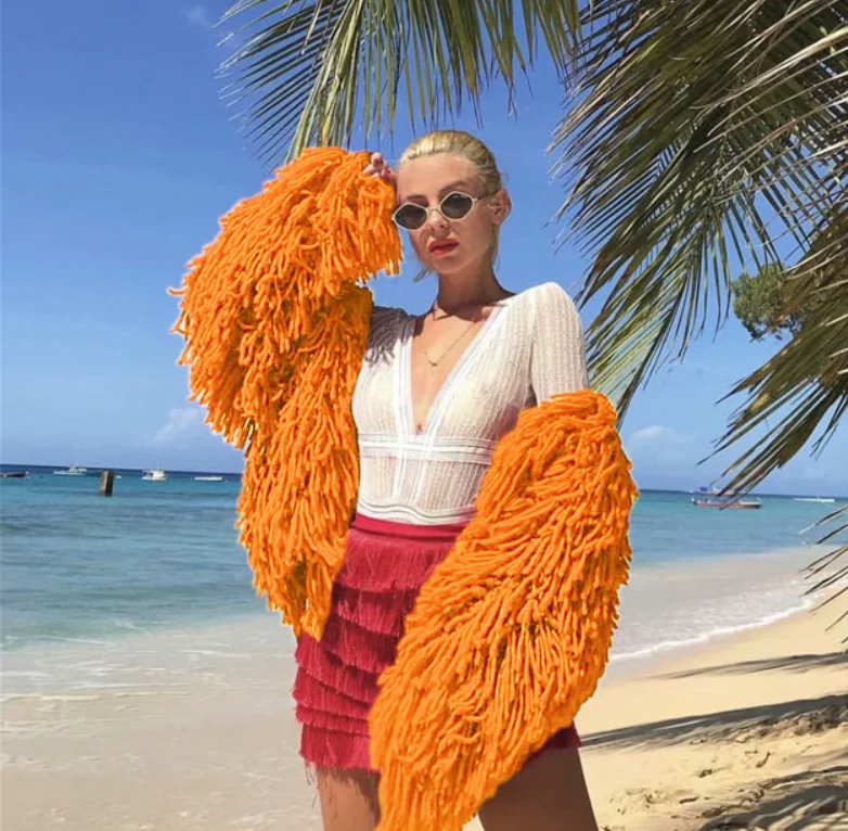 Модное милое специальное пальто из искусственного меха оригинальный уличный