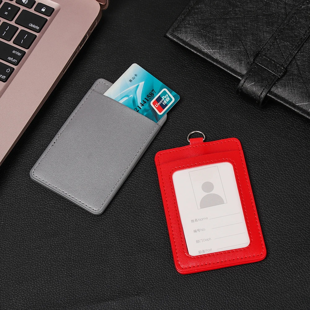 Защитный чехол для банковских и кредитных карт из искусственной кожи с двумя