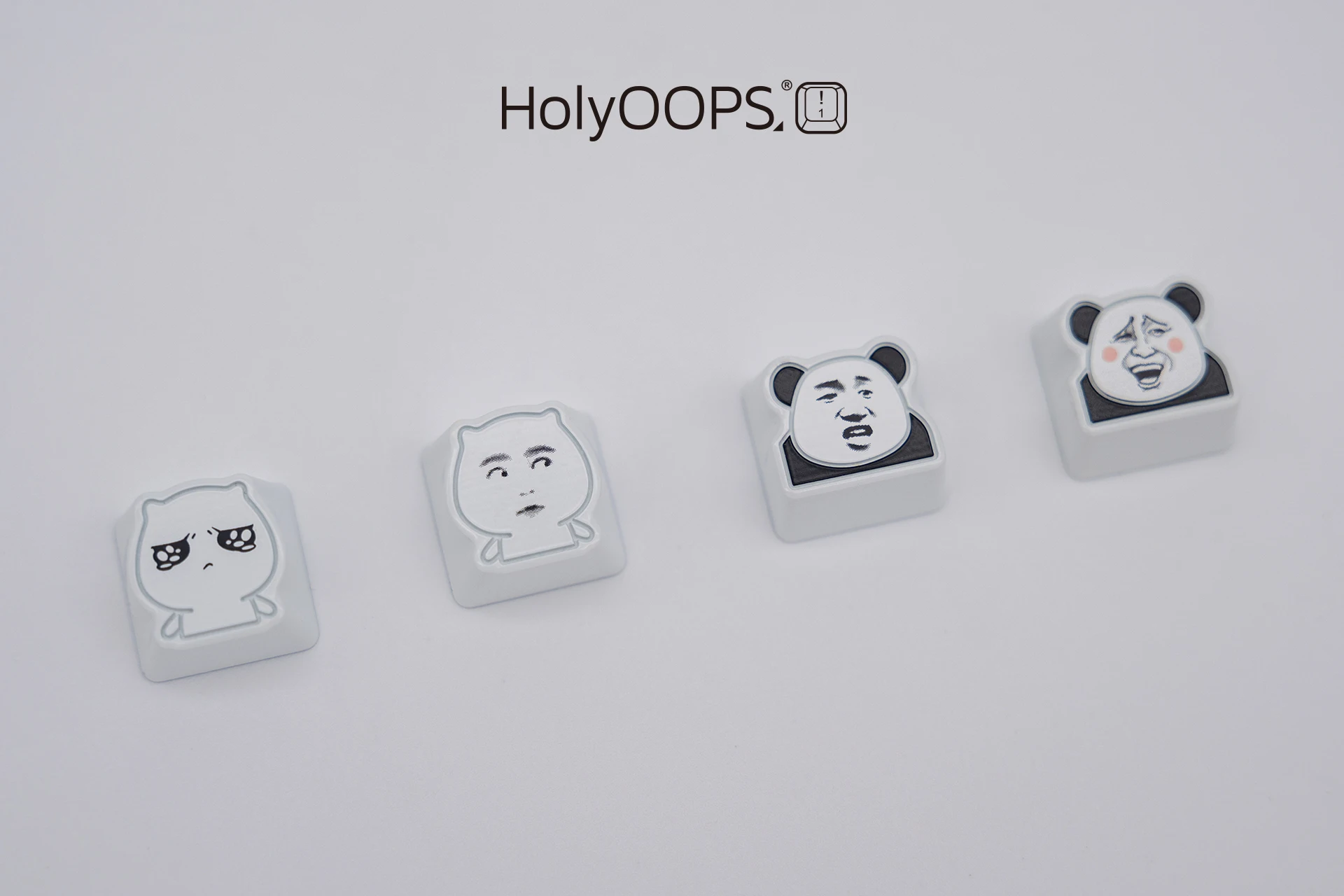 Holyoops милый мем ремесленный Keycap CNC анодированный алюминий совместимый