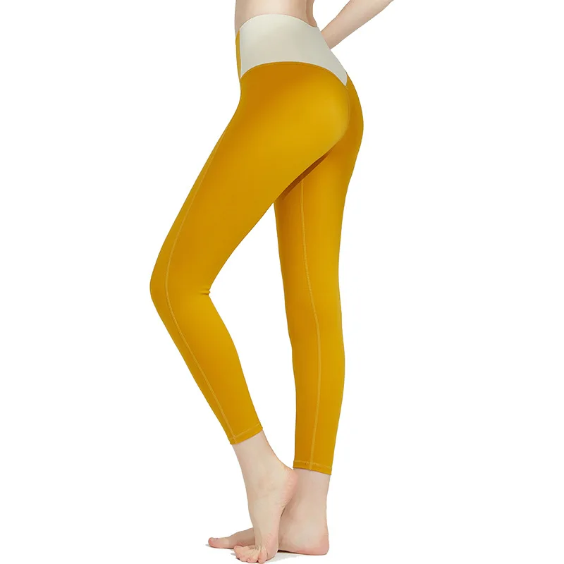 

Новинка лета 2021, штаны для йоги, женская спортивная одежда, лоскутные цветные леггинсы, брюки для фитнеса с высокой талией и подтягиванием я...