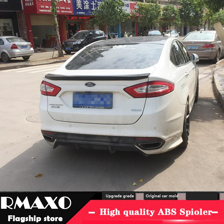 Спойлер для Ford Mondeo 2013 2016 высококачественный материал ABS заднее крыло автомобиля