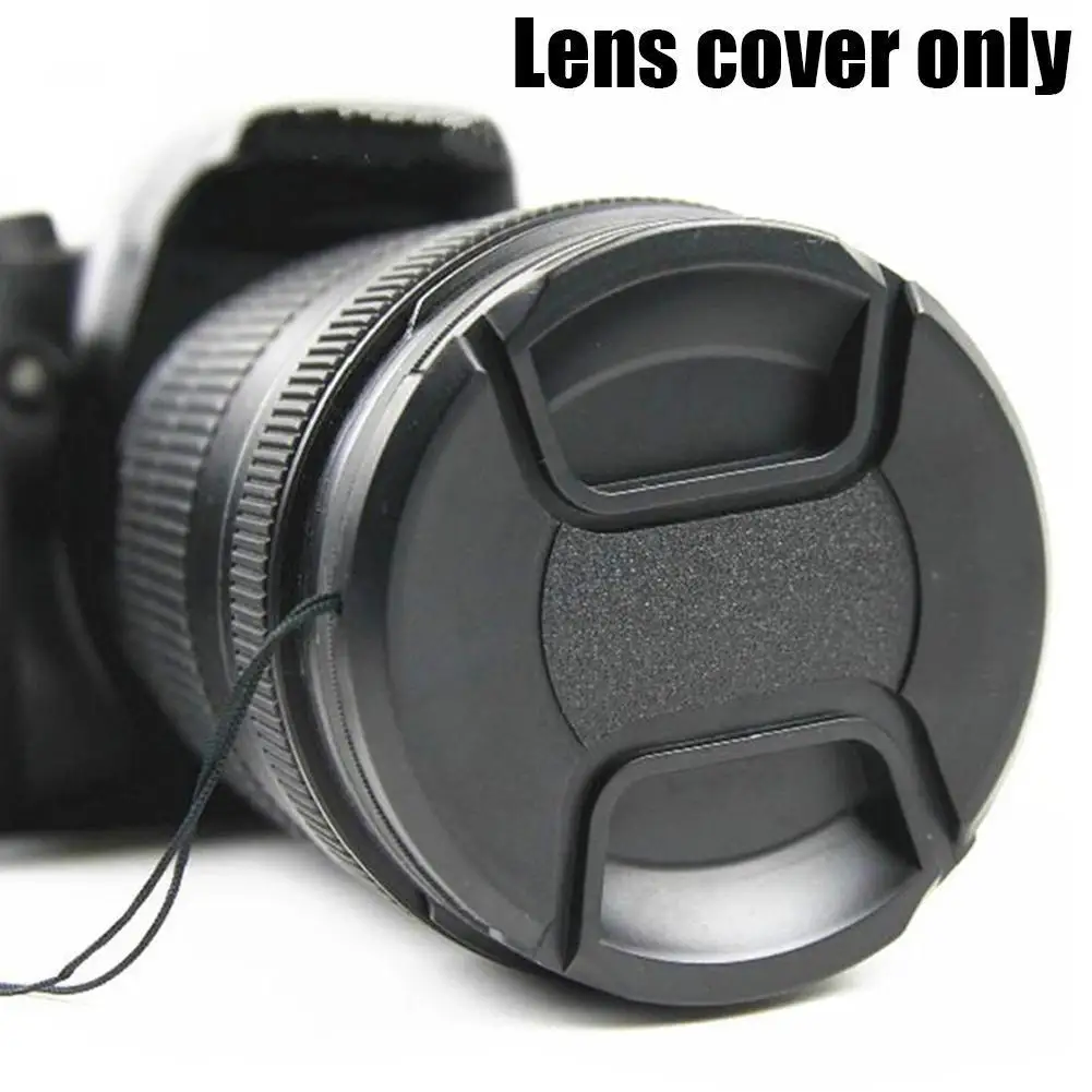 

55mm Wordless Lens Cap SLR Camera Lens Cap Dust Cap Non-standard Camera Lens Protection Cap