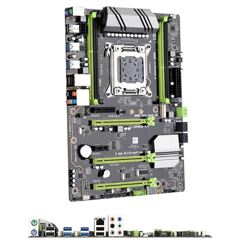 X79 P3 QUAD Channel Deluxe материнская плата по стандарту ATX USB3.0 SATA3.0 LGA2011 игровая