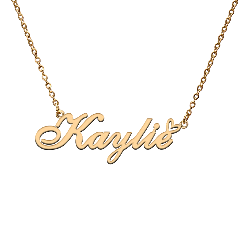 

God with Love Heart Personalized Character Necklace with Name KaKaylie for Best Friend Jewelry Gift