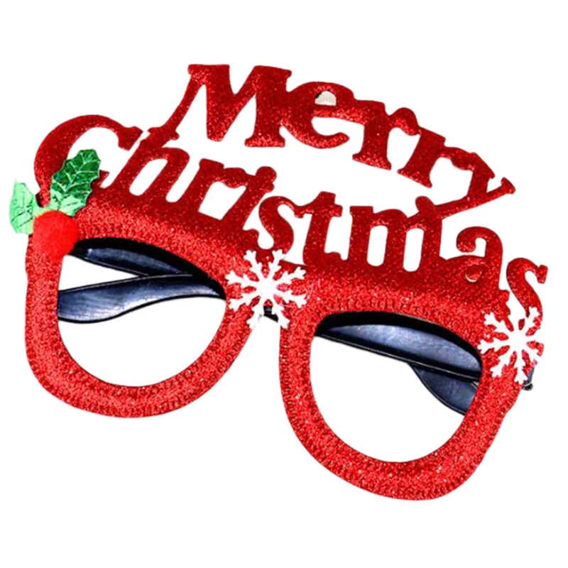 

Christmas Glasses Frame Xmas Decorations Merry Christmas Santa Claus Snowman Frame Glasses New Year Decor