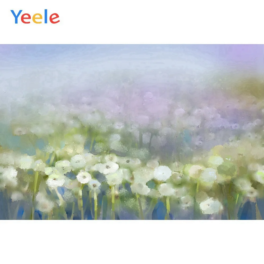 Yeele пейзаж портретный Сказочный цветок море романтическая фотография Фон