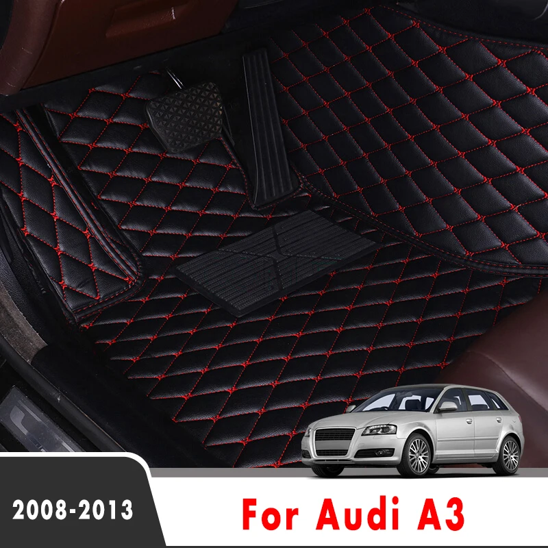 

Автомобильные коврики для Audi A3 2013, 2012, 2011, 2010, 2009, 2008, Автомобильный Ковер, индивидуальный Стайлинг, автомобильные накладки для ног, автомобил...