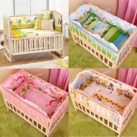 5pcs baby crib bedding set kids bedding set 100x60cm newborn baby bed set crib bumper baby cot set baby bed bumper cp01