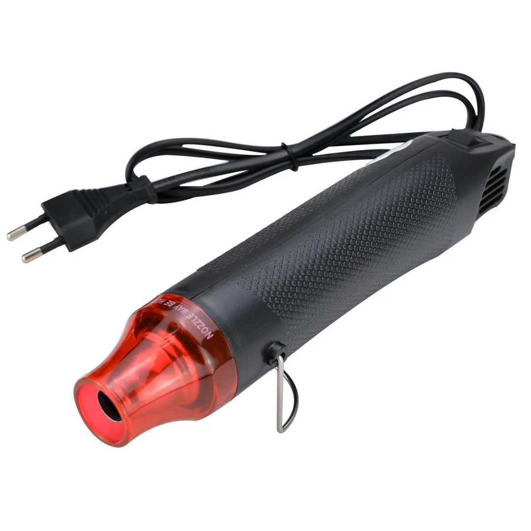 

220V DIY Using Electric Power Heat Gun 300W Mini Hot Air Blower Embossing Heat Tool DIY Polymer Clay Shape Tool EU Plug