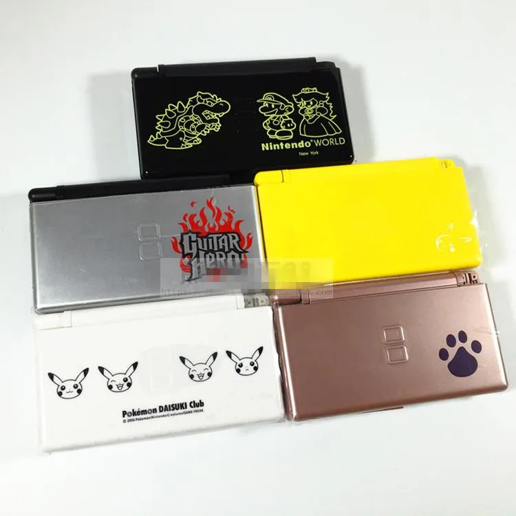 Новый чехол с золотым корпусом для DS Lite полной крышкой кнопкой и винтами|Запасные