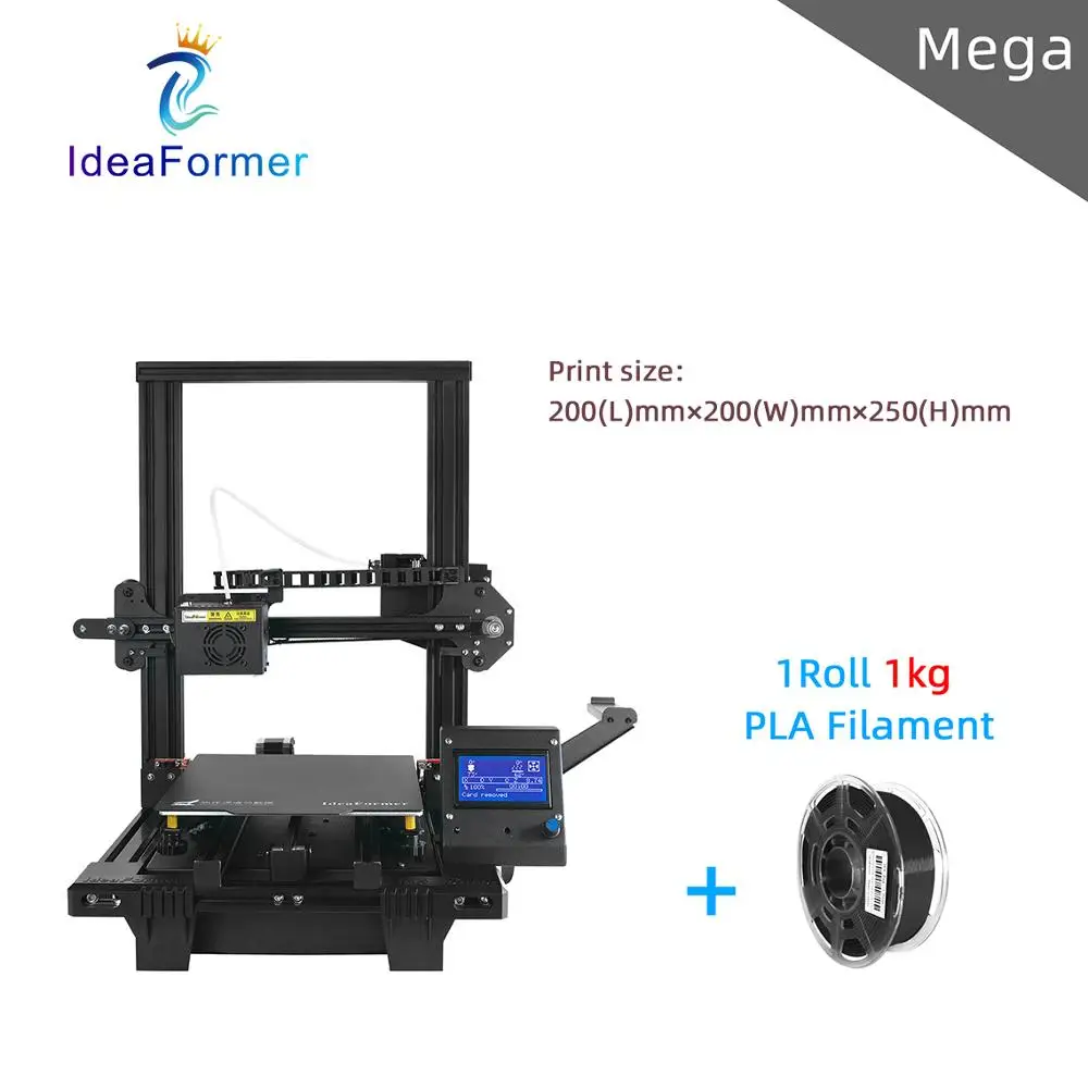 3D принтер Ideaformer Mega/Pro/Giant FDM скорость печати 20-100 мм/с | Компьютеры и офис
