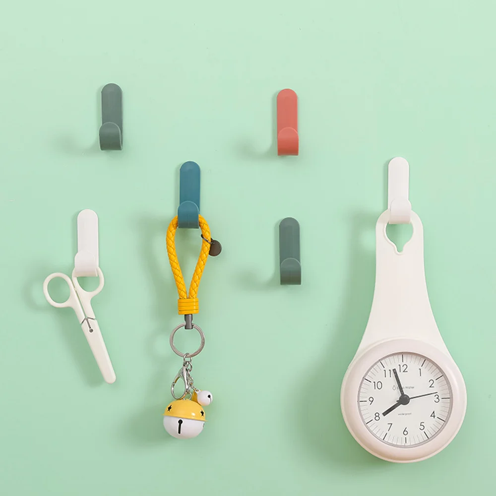 

18PCS Nordic Nail-Free Adhesive Hook Kitchen Door Wall Hanger Wall Hooks Hanger Self Adhesive Hook