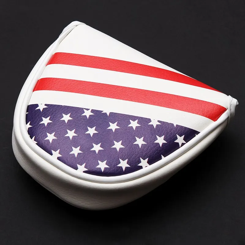 Колотушка для гольфа шлем Чехол короткой клюшки центра Вал клуб флaг сшa yзкиe