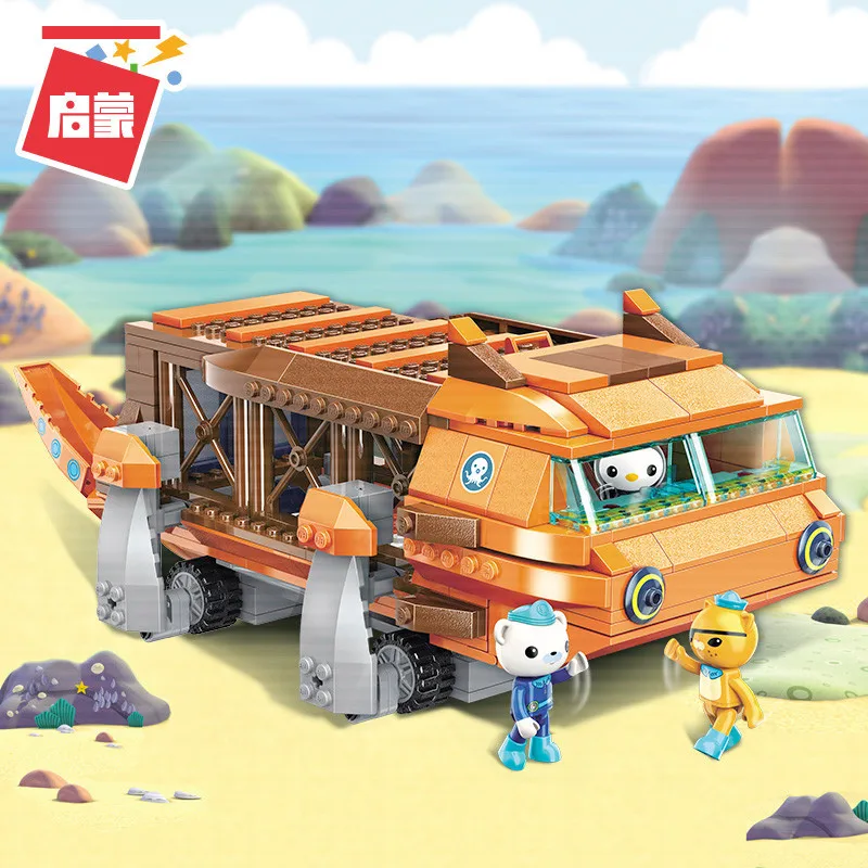 Octonauts строительный блок GUP-G мобильный Speeders запуска и ракушки kwazii песо 378 шт.