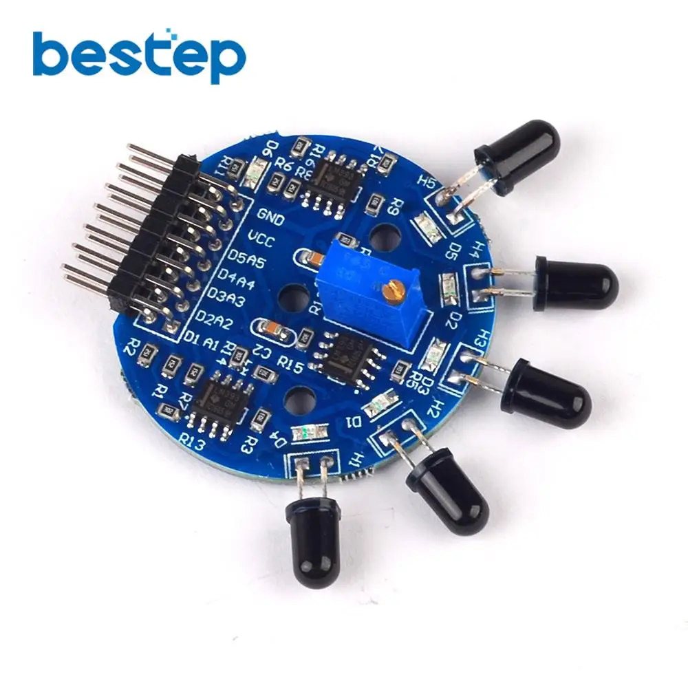 Модуль датчика пламени с 5 способами цифровой аналоговый сигнал двумя выходами