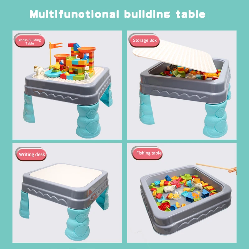 Детский столик большой Размеры блоки образовательные игрушки для детей