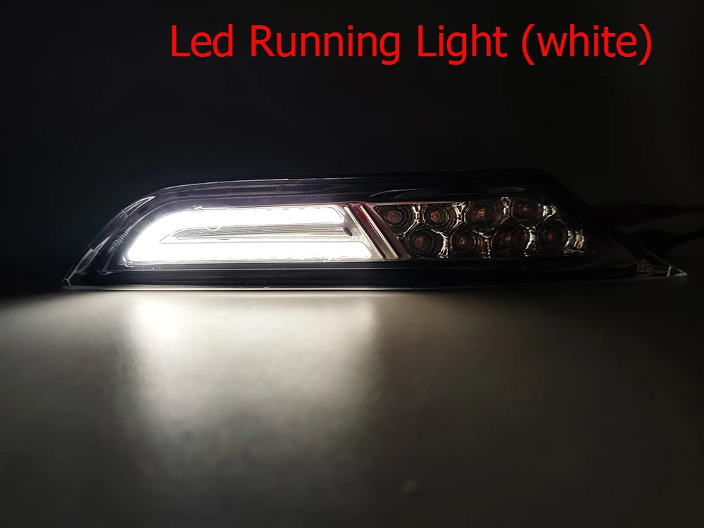 Прозрачные линзы для Nissan GTR R35 2007-2017 светодиодный боковой габаритный фонарь DRL