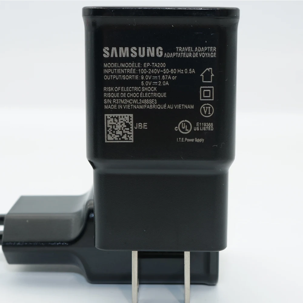 Оригинальный адаптер питания с кабелем USB Type-C для телефонов Samsung Galaxy 15 Вт |