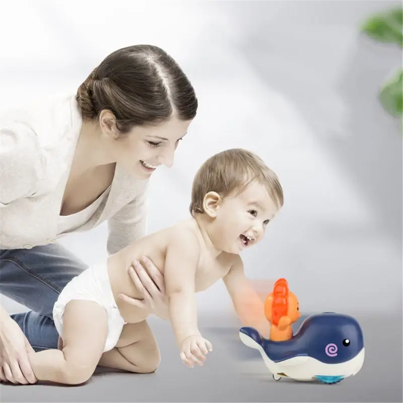 

On A Whale Bathing Toys Wind Up Car Play Water Pool Shower Bathroom Baby Kids