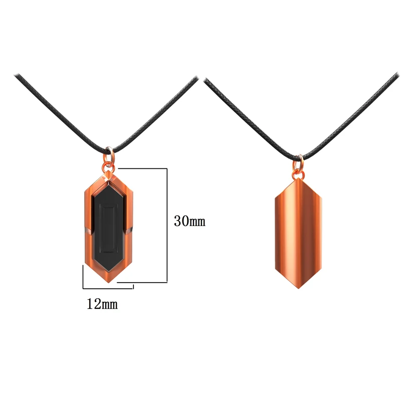 Ожерелье Coslive из мандалорианского железного сердца Золотая подвеска для косплея